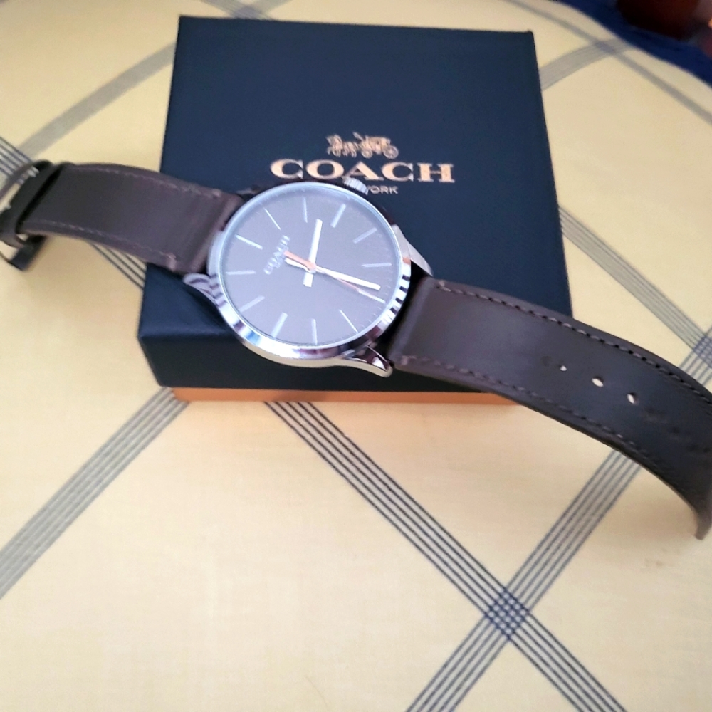 Coach Watch in Taupe